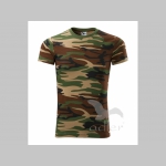 Tričko Camouflage "zelenohnedý maskáč" pánske 100% bavlna 160 g/m2